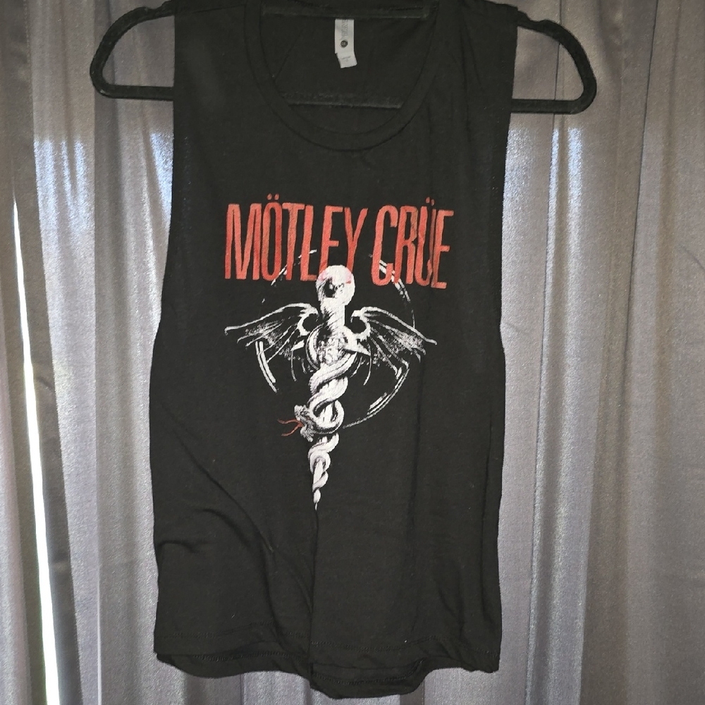 Mötley Crüe Black Graphic Tank Top